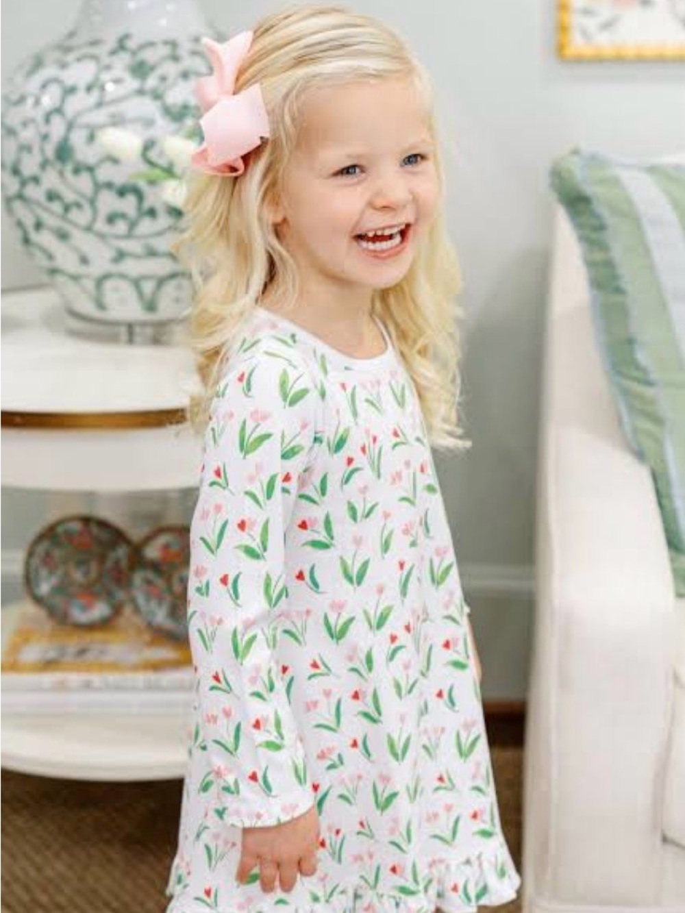 The Proper Peony Heart Flower Dress Size 7